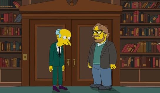 Así ser verá Guillermo del Toro en «Los Simpson»