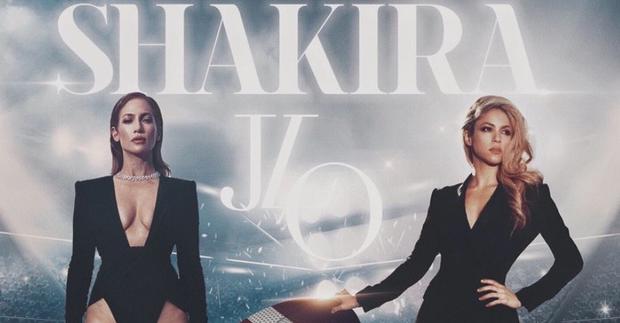 Filtran posible póster de Shakira y JLo para el Super Bowl 2020