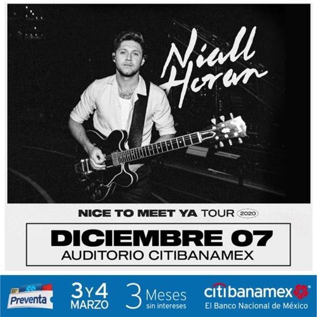Niall Horan traerá su tour “Nice to Meet Ya” a México