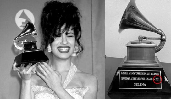 Entregan Grammy Póstumo a familia de Selena