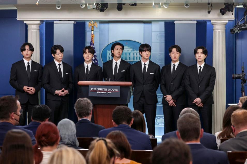 BTS visita la Casa Blanca para hablar de inclusión y racismo