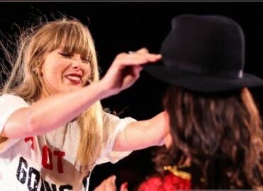 ¡Emotivo obsequio! Taylor Swift le regaló su sombrero a una niña durante su concierto en la CDMX