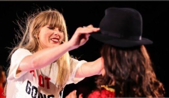 ¡Emotivo obsequio! Taylor Swift le regaló su sombrero a una niña durante su concierto en la CDMX