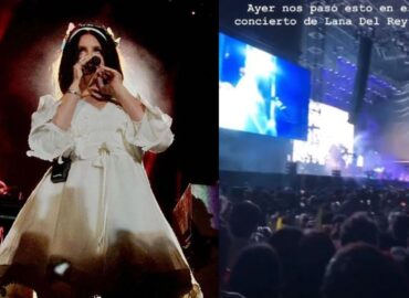 Caída masiva en concierto de Lana del Rey