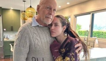 Hija de Bruce Willis comparte imágenes del actor en su cena del Día de Acción de Gracias