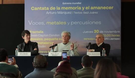 Arturo Márquez dedican obra musical al personal médico