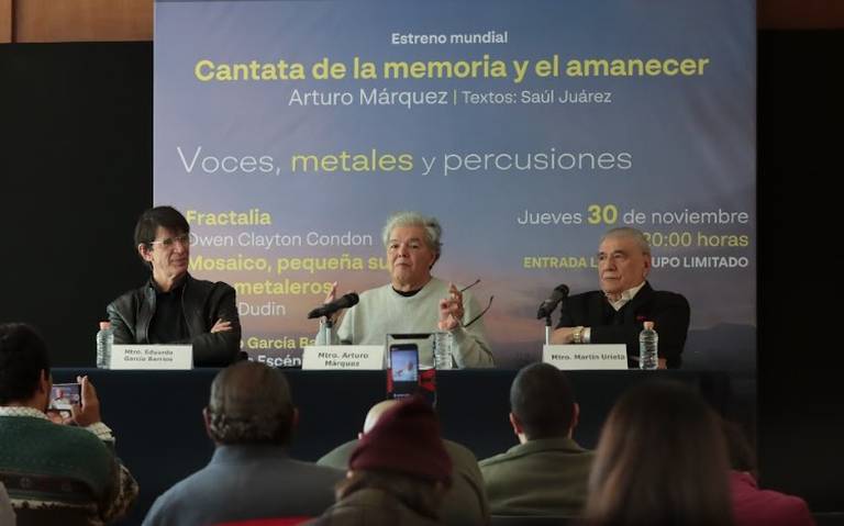 Arturo Márquez dedican obra musical al personal médico