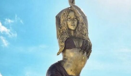Revelan estatua de Shakira en Barranquilla: así reaccionó la cantante